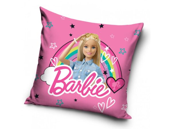 Carbotex Povlak na polštářek 40x40 cm - Barbie  Kouzelná duha