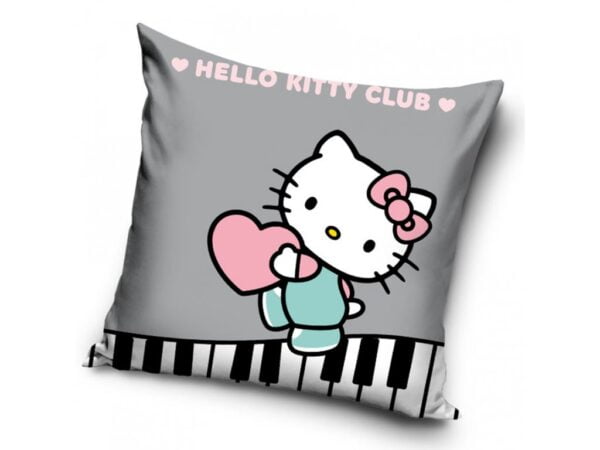 Carbotex Povlak na polštářek 40x40 cm - Hello Kitty Love piano