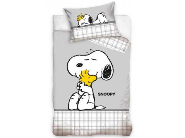 Carbotex Povlečení do postýlky 100x135 + 40x60 cm - Snoopy Nejlepší kamarádi