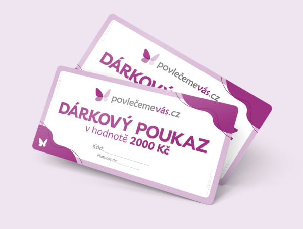 povlečemevás.cz Dárkový poukaz 2000 Kč