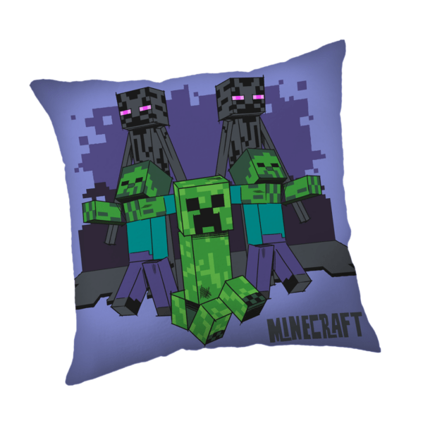 Jerry Fabrics Dekorační polštářek 40x40 cm - Minecraft "Mobs coming for you"