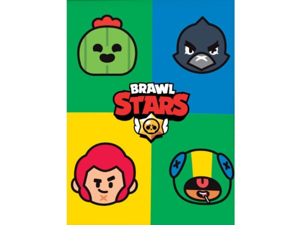 Carbotex Deka fleecová 110x140 cm - Brawl Stars Portréty