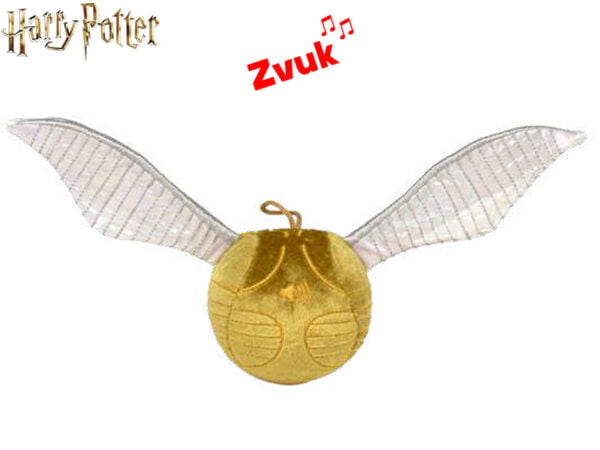 Mikro Trading a.s. Harry Potter - Zlatonka plyšová 22 cm na baterie se zvukem 0m+