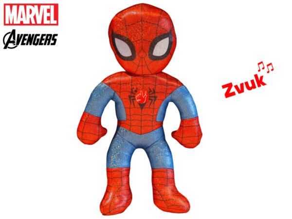 Mikro Trading a.s. Spiderman 38 cm třpytivý na baterie se zvukem