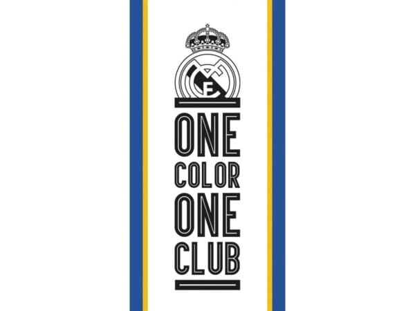 Carbotex Bavlněná froté osuška 70x140 cm - Real Madrid One Color One Club